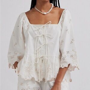Damson Madder Lana Blouse Broderie | US 14/UK 18